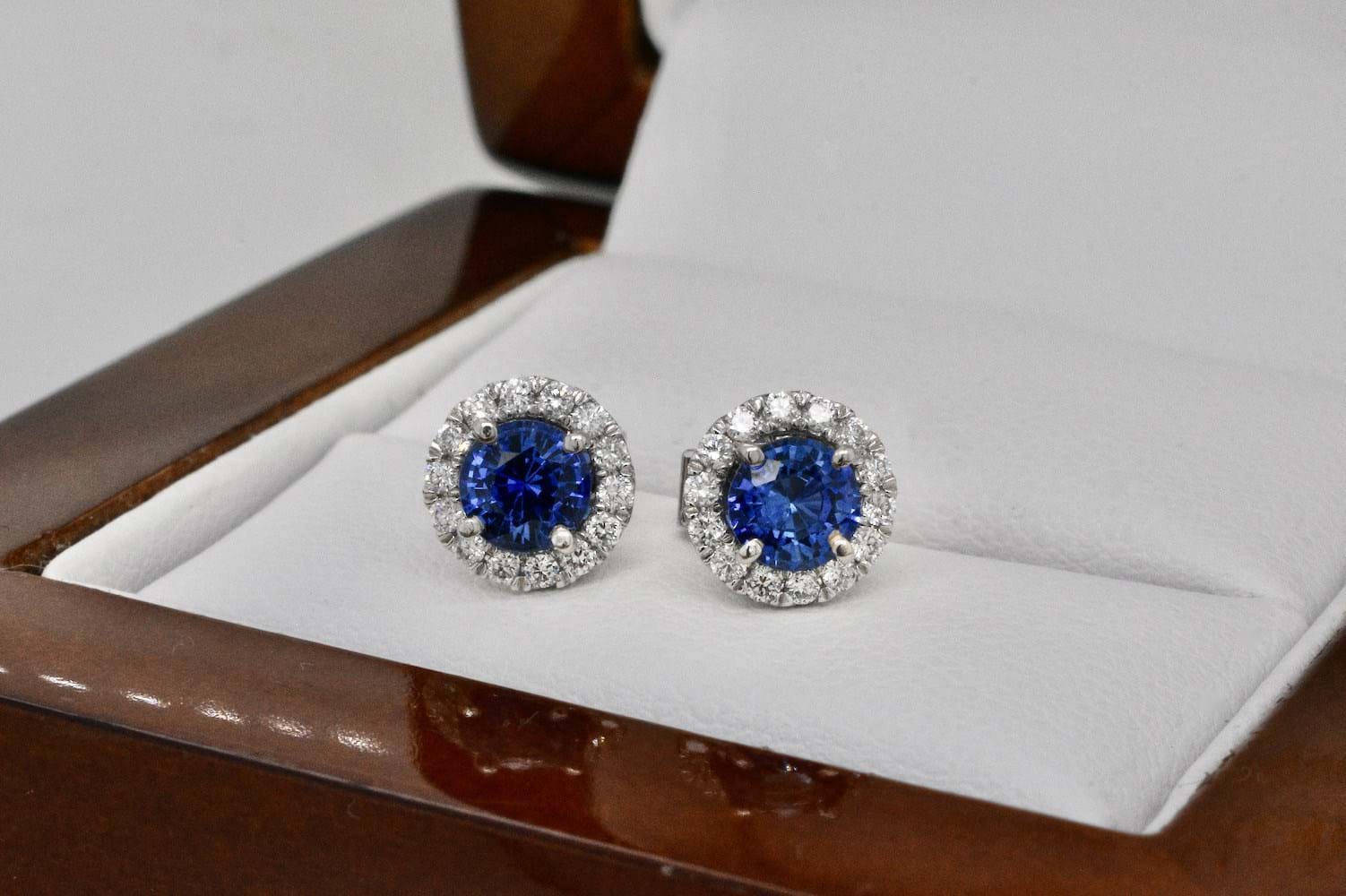 18ct White Gold 0.22ct Diamond Earring Jackets