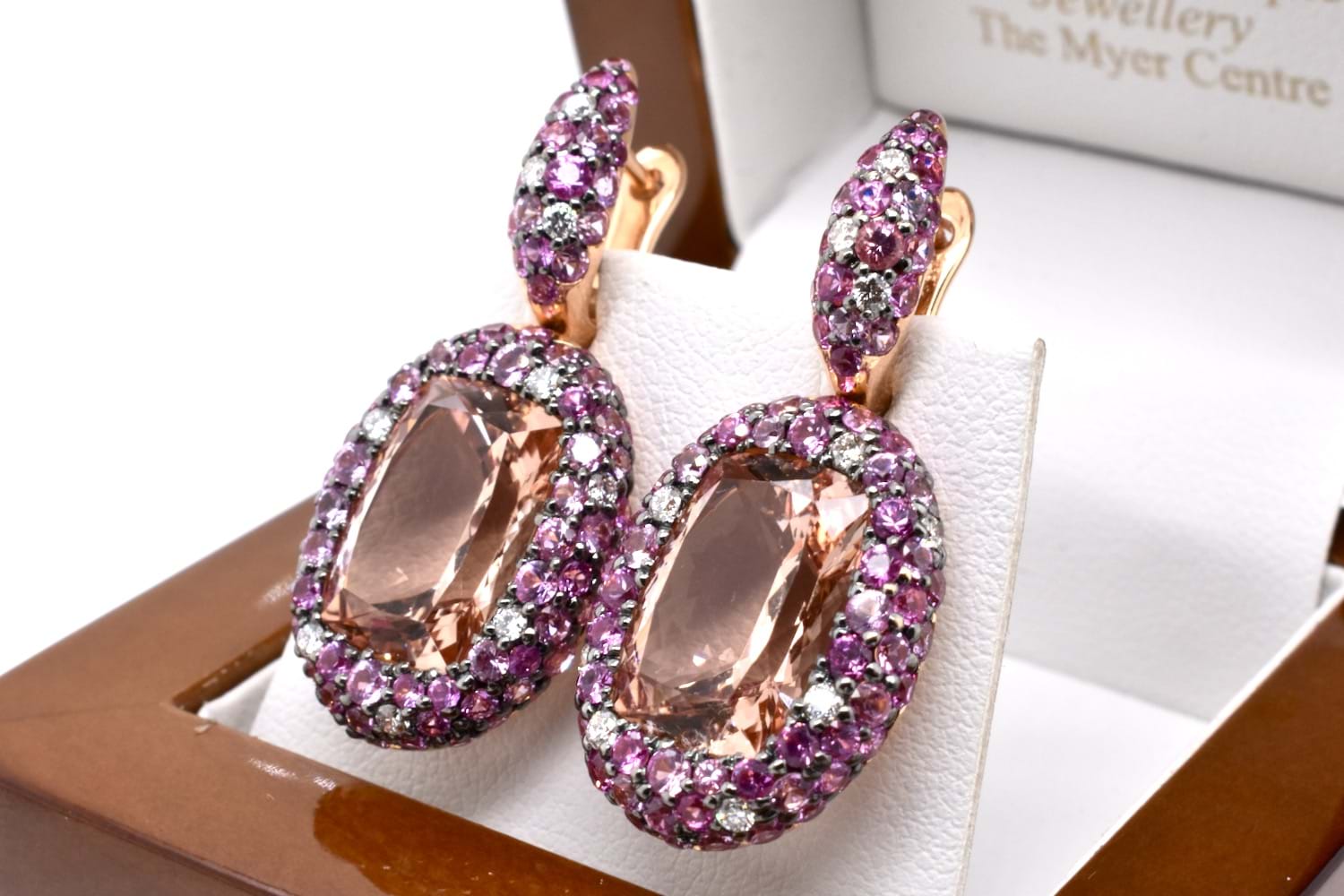 Pink Diamond vs Pink Sapphire For Stud Earrings  Brilliance