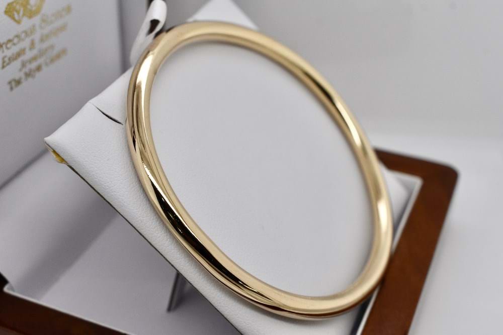 Solid gold golf bangle deals
