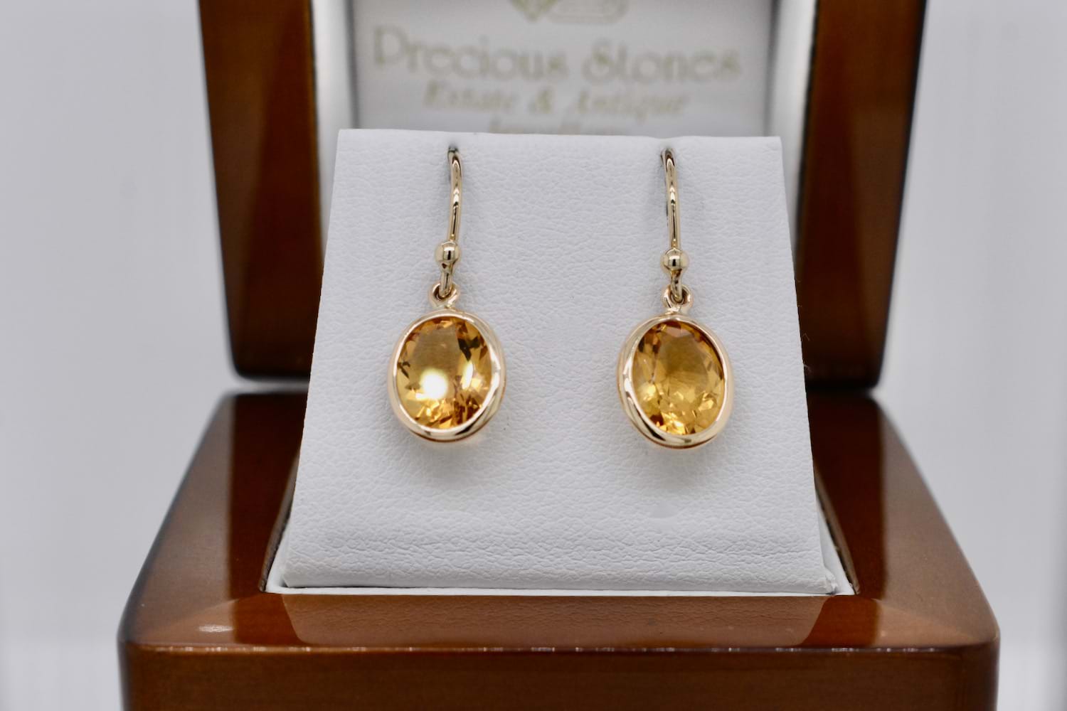Buy Natural Citrine Dangle Earrings in 14k Solid Gold  Chordia Jewels